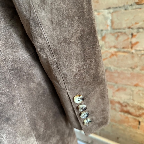 Ducie Aggie Suede Maxi Leather Coat SIZE XS - Picture 11 of 15